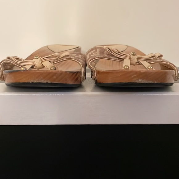 Fendi Zucca Sandals with hardware - Picture 5 of 5